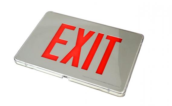 Exit Sign is Tamper Resistant-2