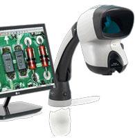 Stereo Microscope with Integrated HD USB Camera-1