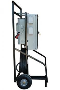Wheel Cart Distribution System - 220V 1P to 10 X 120V GFI outlets and 1 X 220 GFI outlet