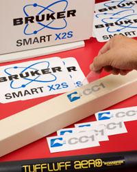 FULL-COLOR PRODUCT MARKINGS APPLY EASILY WITHOUT TRAINING OR EQUIPMENT