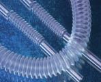 Flexible FEP Corrugated Tubing Turns Sharp Corners Without Reducing Flow