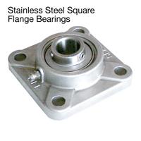 Stainless Steel Square Flange Bearings