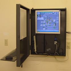 PC/LCD Workstation Enclosure