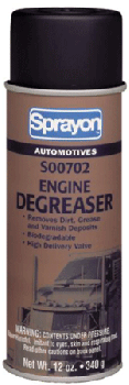 SPRAYON® ENGINE DEGREASER PENETRATES AND PROTECTS