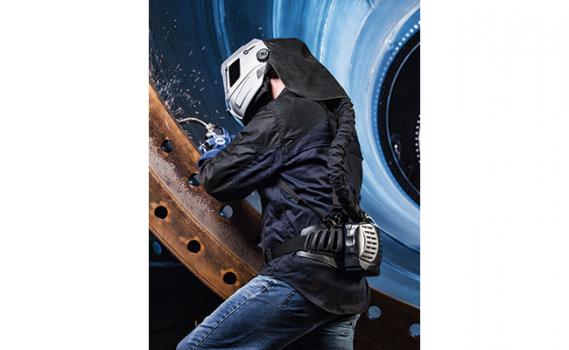 Respirator Helmet Lets You Work in Comfort-2