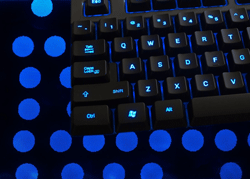 KEYBOARD BACKLIGHT REQUIRES LESS POWER; FEWER LEDs