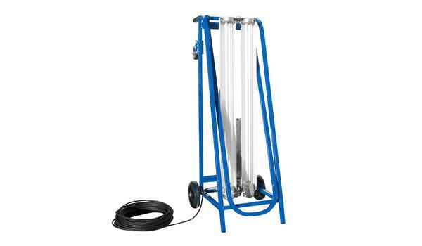 Explosion Proof Paint Spray Booth LED Light on Dolly Cart