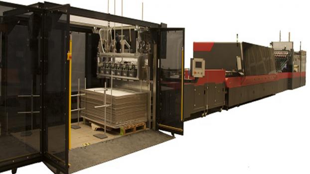 Revolutionary Single-Pass Inkjet Press for High-Speed Corrugated Board Production