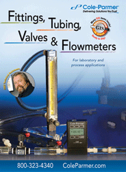 NEW Cole-Parmer® Fittings, Tubing, Valves & Flowmeters Catalog