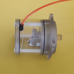 Non-metallic fiber optic rotary encoder