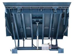 Ergonomic Dock Leveler provides the smoothest transition between the truck bed and the dock floor