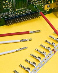 SNAP-IN PC BOARD TERMINALS STAY PUT DURING ASSEMBLY AND SOLDERING