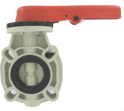 Series PBFV Thermoplastic Butterfly Valves