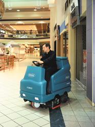 Tennant 7100 industrial scrubber now offers the pure power of water with  ec-H2O chemical-free cleaning technology