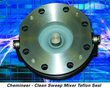 Chemineer® Clean Sweep Features Effective Non-Rotating Teflon Seal