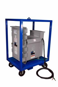 Portable Power Distribution System Converts 480 VAC to Single Phase 120 and 240 VAC