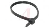 CABLE TIES MINIATURE BLACK 4 IN LENGTH MAX DIA. 5/8