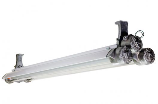 Explosion Proof LED light - 4 foot 2 lamp - Class 1 & 2 Division 1 LED Light - Paint Spray Booth T6