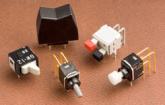 ULTRA-MINIATURE TOGGLE, ROCKER AND PUSHBUTTON DEVICES IDEAL FOR HANDHELD APPLICATIONS