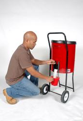 Store and Dispense Absorbents, Rock Salt and Other Granular Products Quickly and Cleanly