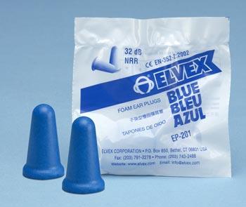 Blue disposable ear plugs-3