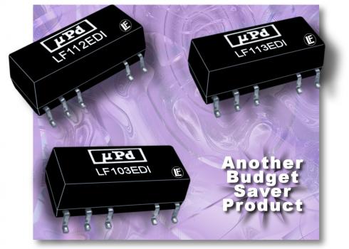 LF100EDI Series Lowest Cost, Dual Output High Isolation 1W SMT DC/DC CONVERTERS