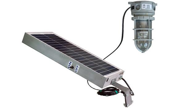 Class 1 Division 2 Solar Power LED Hazardous Location Light