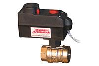 Compact Motorized Ball Valves for HVAC Applications