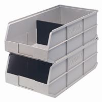 Stacking Shelf Bins with Dividers