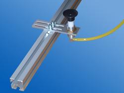 Internal Spring Loaded Gripper Arm for Vacuum Cups