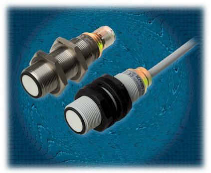 Compact Ultrasonic Sensors in Thermoplastic or Stainless Steel