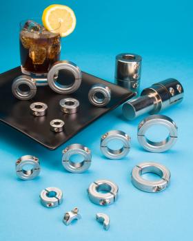 Chrome Plated Shaft Collars Offer Bright Finish and Corrosion Protection