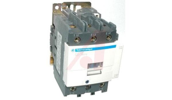 Contactor, Non-Reversing, 600VAC, 80A, 3-Pole, 120VAC Coil, DIN Rail, TeSys D