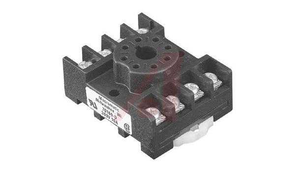 Socket, Relay; 10 A; 600 V; 8-Pin; DIN Rail/Panel Mnt; Screw Term