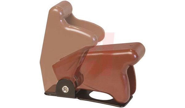 Accessory, Switch Guard, 2 Position, Red, Phenolic Material, Mil-Spec MS25224-1