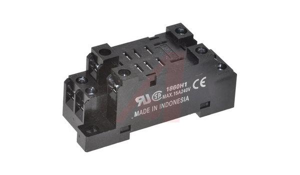 ACCESSORY, RELAY; SOCKET; 1; TRACK; LY 1 AND 2 POLE RELAY; GENERAL PURPOSE