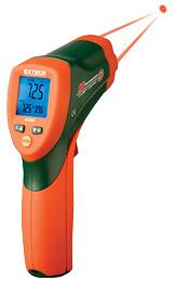 Dual Laser IR Thermometer with Color Alert