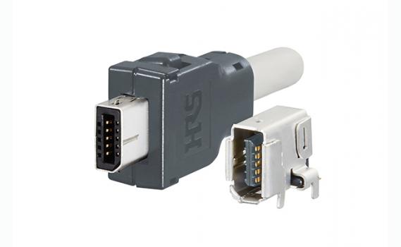 Mini High-Speed Connector for Robust Ethernet Cabling