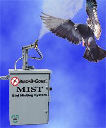 Bird-B-Gone Mist; A Programmable Misting unit for Deterring Birds