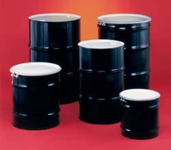 UN RATED 55 GALLON OPEN-HEAD STEEL DRUMS