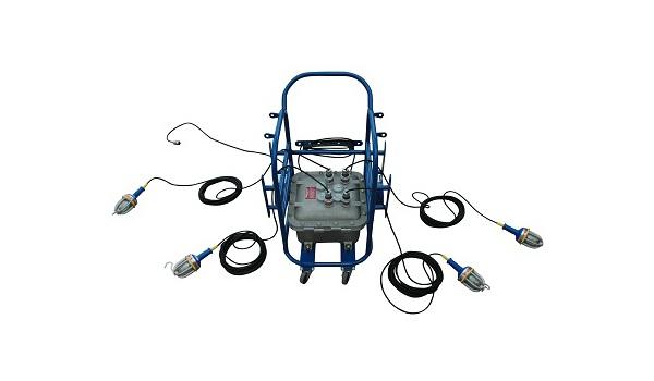Explosion Proof Low Voltage Light Cart with Transformer