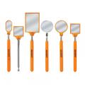 HiVis Orange Inspection Mirrors